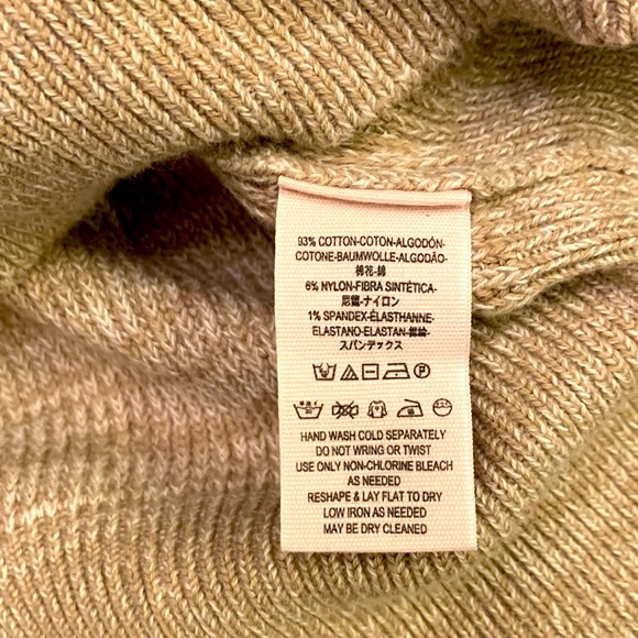 Free People ribbed tunic sweater in ivory size small - Picture 6 of 9